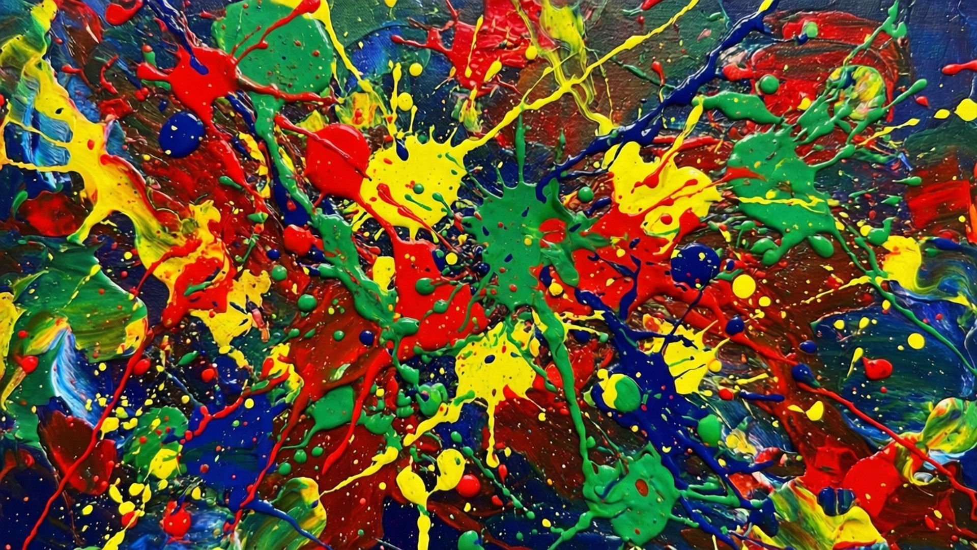 Colorful Chaos by Wallpapers.art Studio