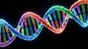 Colorful DNA Helix