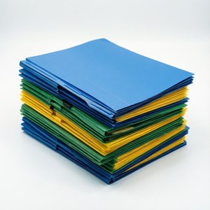 Colorful Folder Stack