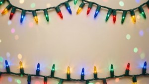 Colorful Garland Border