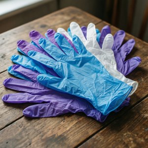 Colorful Glove Fan