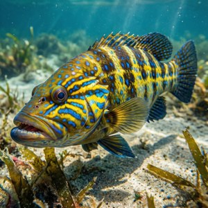 Colorful Grouper