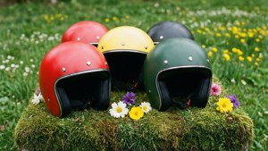 Colorful Leather Helmets