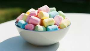 Colorful Marshmallow Bowl