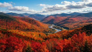 Colorful Mountain Valley