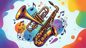 Colorful Musical Vector