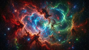 Colorful Nebula Clouds