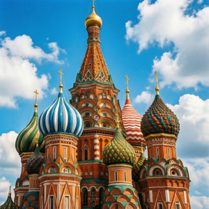 Colorful Onion Domes