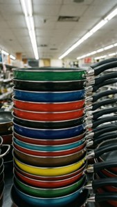 Colorful Pan Stack