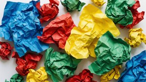 Colorful Paper Scatter