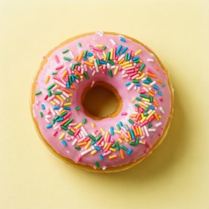 Colorful Pastel Donut
