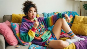 Colorful Popsicle