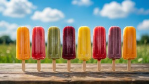 Colorful Popsicles Row