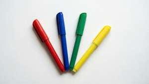 Colorful Sharpie Fan