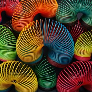 Colorful Slinky Coils