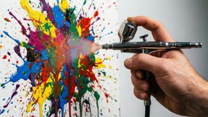 Colorful Splatter Burst
