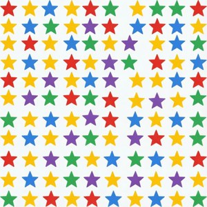 Colorful Star Grid