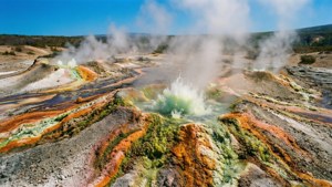 Colorful Steam Vent Minerals
