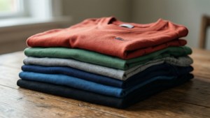 Colorful T-Shirt Stack