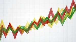 Colorful Trend Lines
