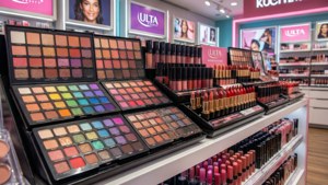 Colorful Ulta Makeup Display
