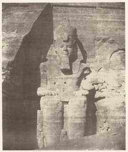 [Colossus from the Temple of Rameses at Abu Simbel]