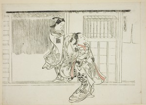Comb Rashomon (Sashigushi Rashomon), no. 3 from a series of 12 prints depicting parodies of plays