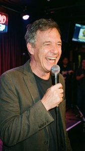 Comedian Backstage Laugh