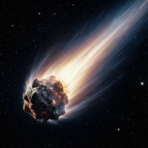 Comet Tail Close-Up