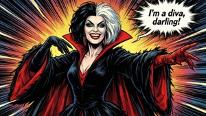 Comic Divan Cruella