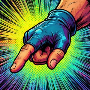 Comic Glove Pointing