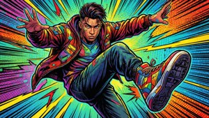 Comic Pop Griddy