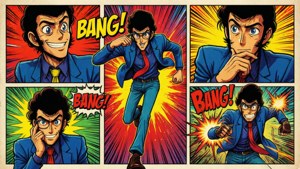 Comic Strip Lupin