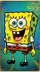 Comic Style SpongeBob