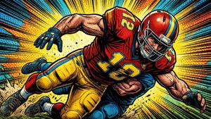 Comic Tackle Pop Art