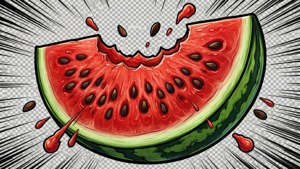Comic Watermelon Action