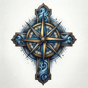 Compass Rose Cross