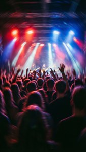 Concert Crowd Blur