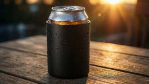 Condensation Koozie Close-up