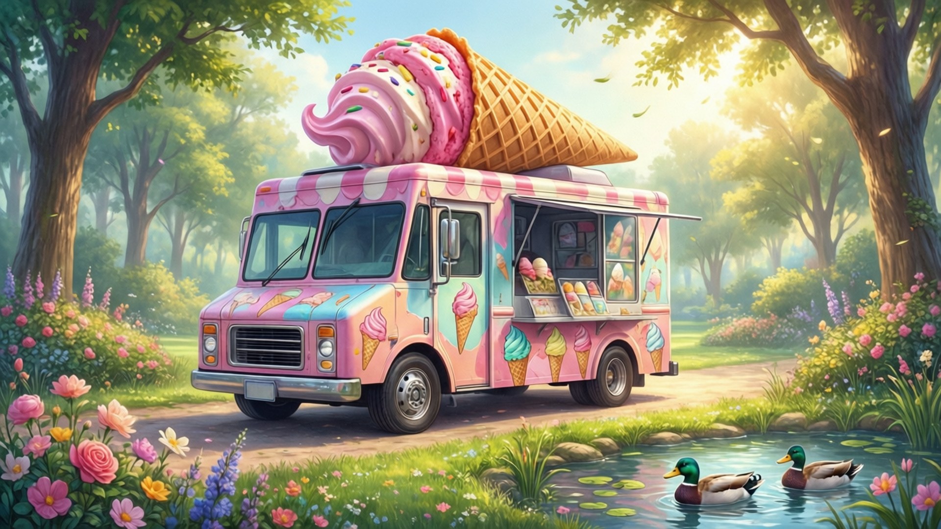 Cone Dream Mobile by Wallpapers.art Studio