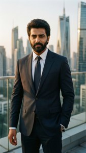 Confident Businessman Prabhas