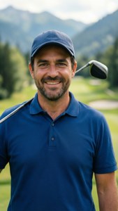 Confident Golfer