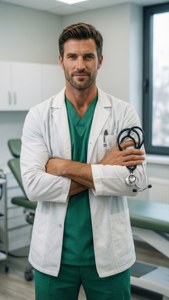 Confident Male Nurse