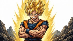 Confident SSJ4 Goku