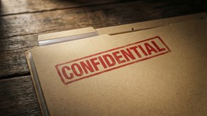 Confidential Folder Stamp
