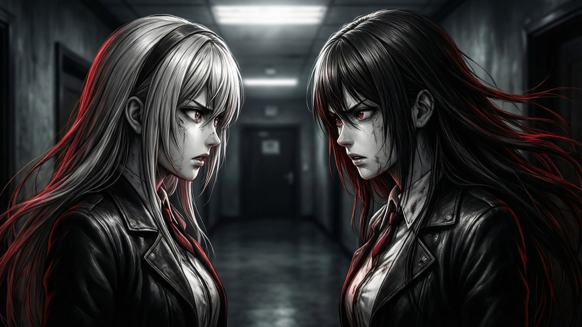 Confrontation at Dusk by Wallpapers.art Studio
