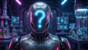 Confused AI Robot