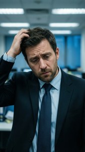 Confused Businessman