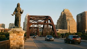 Congress Bridge Golden Hour