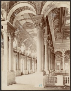 Congressional Library: Looking N.W. From South Vault